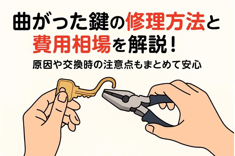 06曲がった 鍵 修理